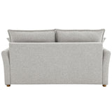Oran Gray Chenille Sofa w/Sleeper - Ornate Home