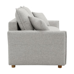 Oran Gray Chenille Sofa w/Sleeper - Ornate Home