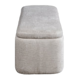 Orane Gray Bench w/Storage - Ornate Home