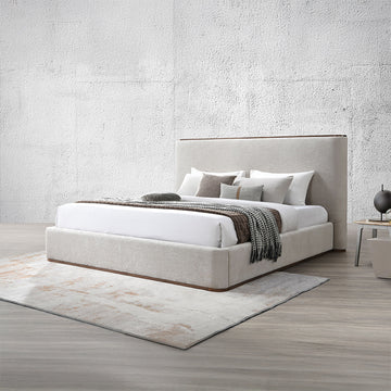 Orane Gray Eastern King Bed - Ornate Home