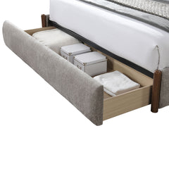 Orane Gray Queen Bed w/Storage - Ornate Home