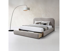 Orane Gray Queen Bed w/Storage - Ornate Home