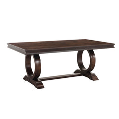 Oratorio Vanilla/Cherry 5pc Dining Set - Ornate Home
