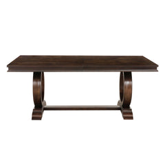 Oratorio Vanilla/Cherry 7pc Dining Set - Ornate Home
