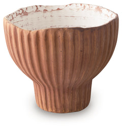 Orban Sienna/White Vase - Ornate Home