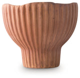 Orban Sienna/White Vase - Ornate Home