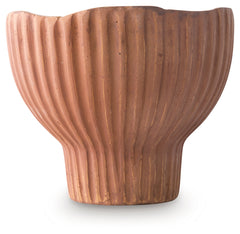 Orban Sienna/White Vase - Ornate Home