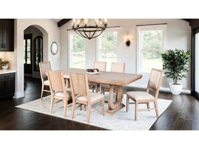 Orbetello Distressed Natural Dining Table - Ornate Home