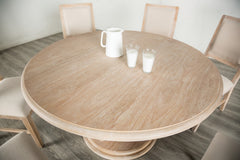 Orbetello Natural/Beige 5 Piece Dining Set - Ornate Home