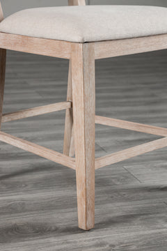 Orbetello Natural/Beige Counter Height Chair (Set of 2) - Ornate Home