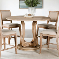 Orbetello Natural/Beige Counter Height Chair (Set of 2) - Ornate Home