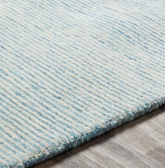 Orcas Hand Tufted Wool-Blend Rug - Ice Blue - Ornate Home