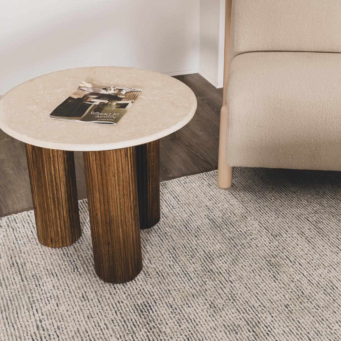 Orcas Hand Tufted Wool-Blend Rug - Slate - Ornate Home