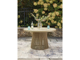 Orchard Beach Beige Outdoor Dining Table - Ornate Home