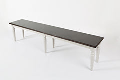 Orchard Park Dark Brown/Light Grey 76 Bench - Ornate Home