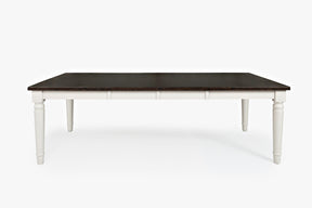 Orchard Park Dark Brown/Light Grey Rect. Ext Table - Ornate Home