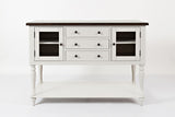 Orchard Park Dark Brown/Light Grey Server - Ornate Home