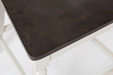 Orchard Park Dark Brown/Light Grey Slatback Stool (Set of 2) - Ornate Home