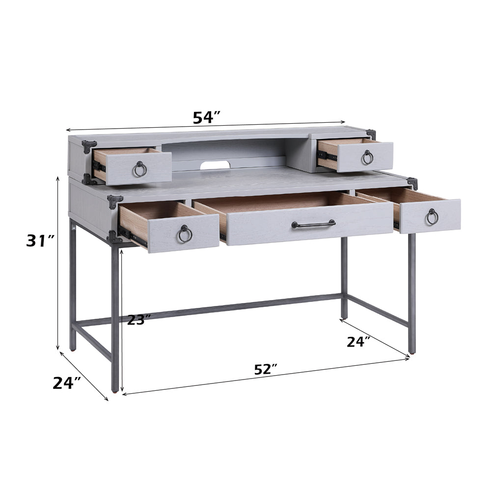 Orchest Gray Desk - Ornate Home