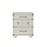 Orchest Gray Nightstand w/ USB - Ornate Home