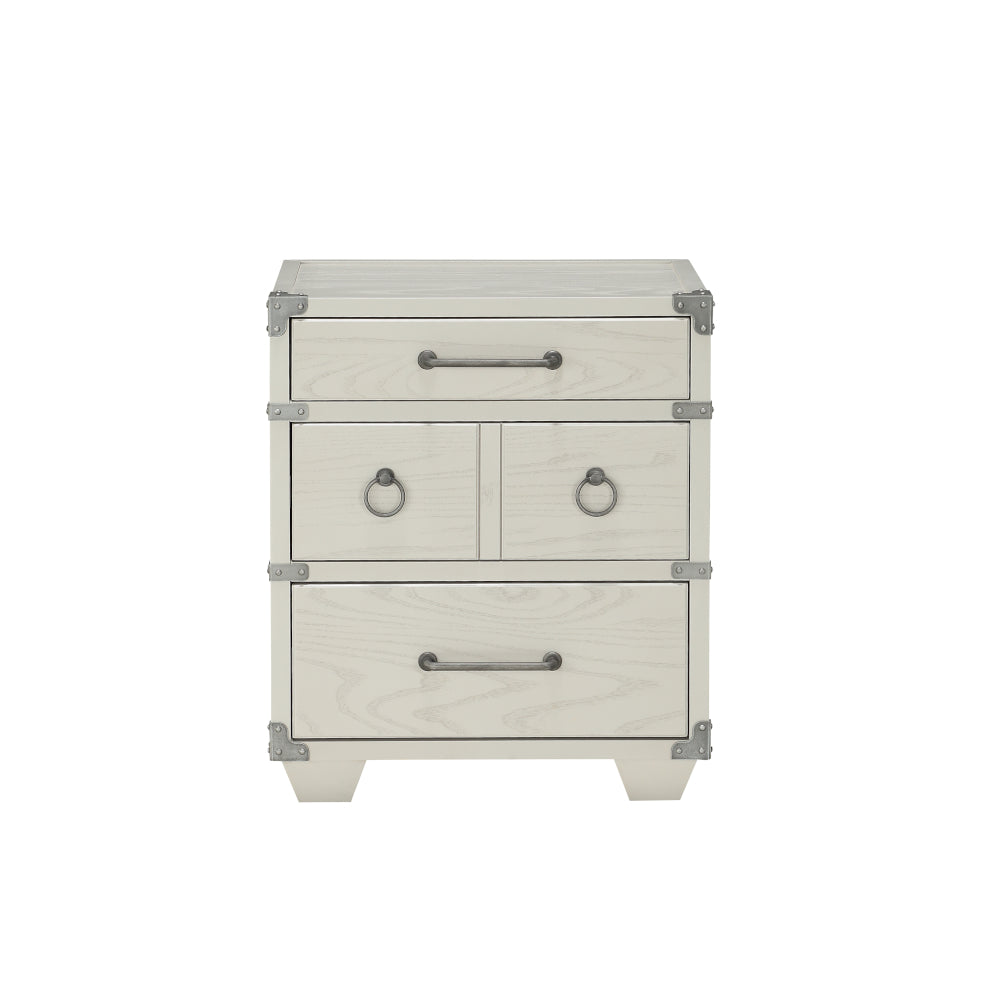 Orchest Gray Nightstand w/ USB - Ornate Home