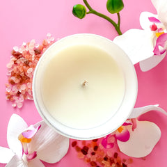 Orchid & Sea Salt 5.3oz Soy Candle - Ornate Home