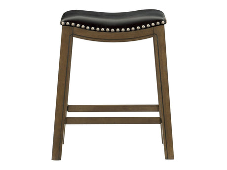 Ordway Black/Brown Counter Height Stool - Ornate Home