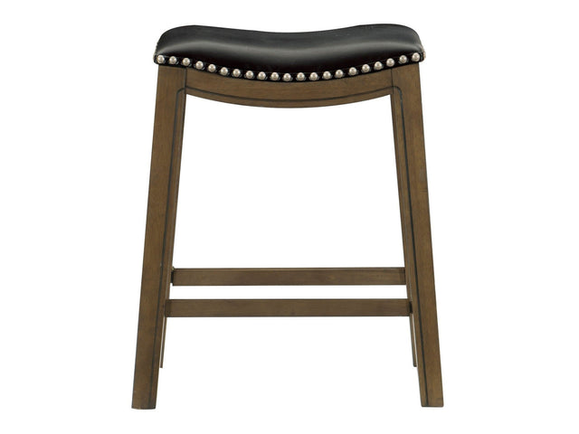 Ordway Black/Brown Counter Height Stool - Ornate Home