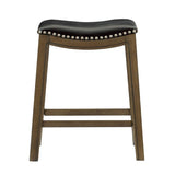 Ordway Black/Brown Counter Height Stool - Ornate Home