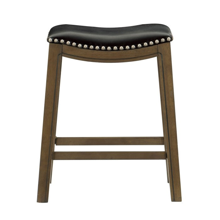 Ordway Black/Brown Counter Height Stool - Ornate Home