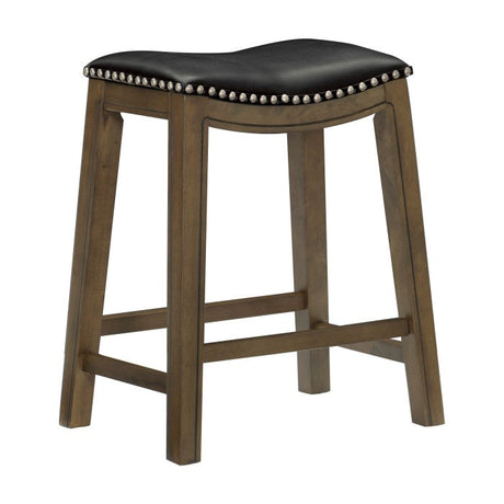 Ordway Black/Brown Counter Height Stool - Ornate Home