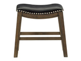 Ordway Black/Brown Dining Stool - Ornate Home