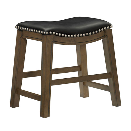 Ordway Black/Brown Dining Stool - Ornate Home