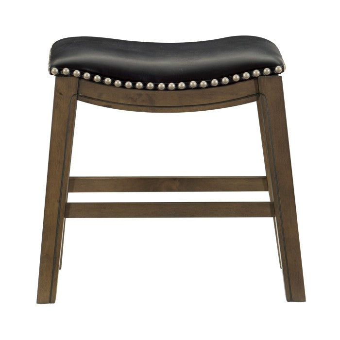 Ordway Black/Brown Dining Stool - Ornate Home