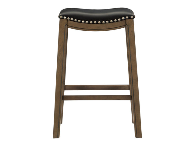 Ordway Black/Brown Pub Height Stool - Ornate Home