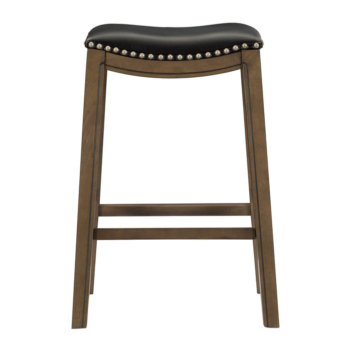 Ordway Black/Brown Pub Height Stool - Ornate Home