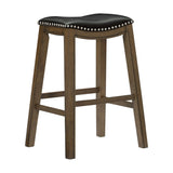 Ordway Black/Brown Pub Height Stool - Ornate Home
