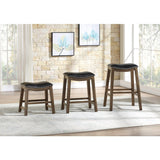 Ordway Black/Brown Pub Height Stool - Ornate Home