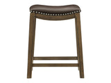 Ordway Brown/Brown Counter Height Stool - Ornate Home