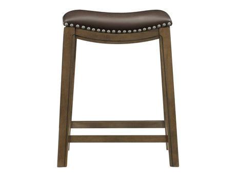 Ordway Brown/Brown Counter Height Stool - Ornate Home