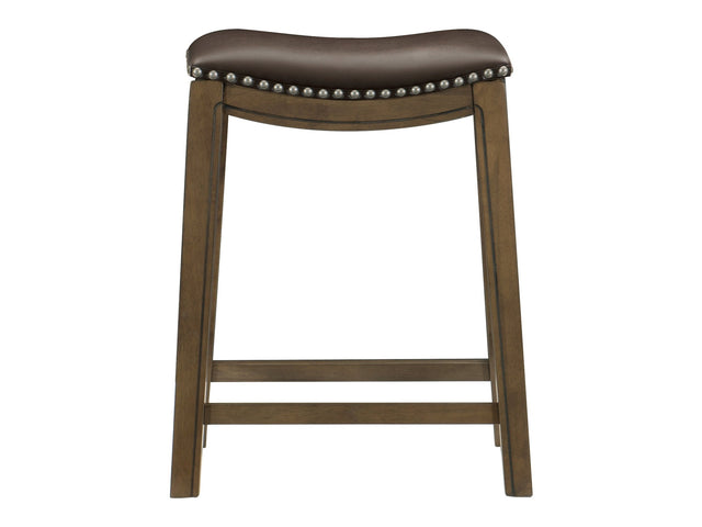 Ordway Brown/Brown Counter Height Stool - Ornate Home