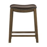Ordway Brown/Brown Counter Height Stool - Ornate Home