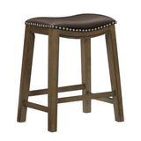 Ordway Brown/Brown Counter Height Stool - Ornate Home