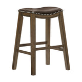 Ordway Brown/Brown Pub Height Stool - Ornate Home