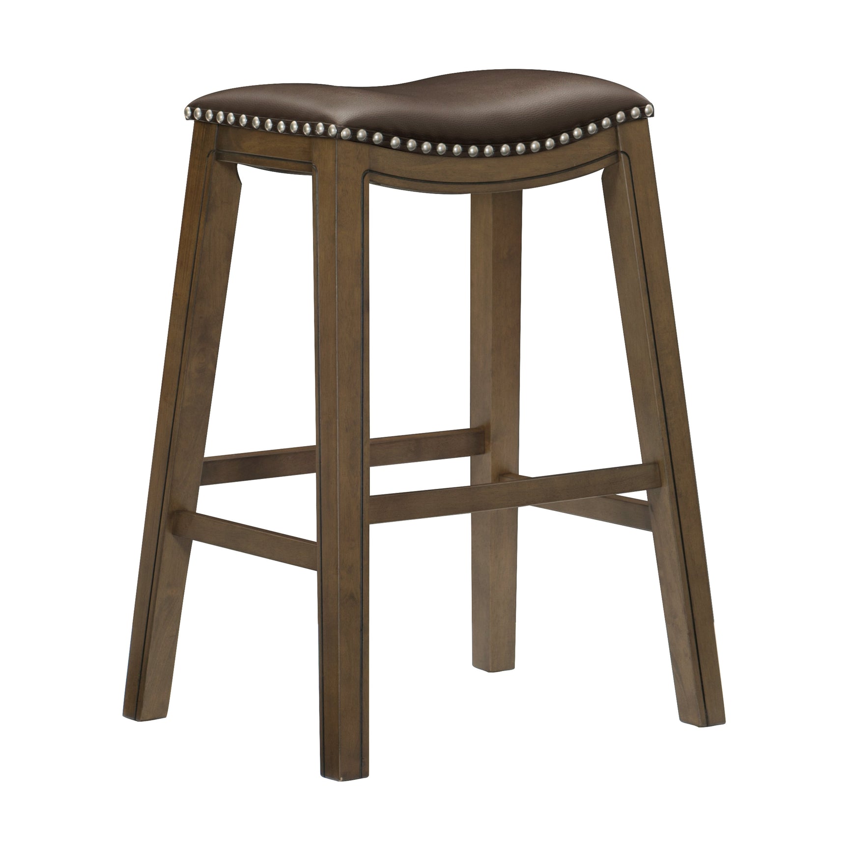 Ordway Brown/Brown Pub Height Stool - Ornate Home
