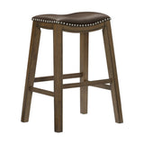 Ordway Brown/Brown Pub Height Stool - Ornate Home