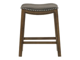 Ordway Gray/Brown Counter Height Stool - Ornate Home