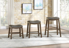 Ordway Gray/Brown Counter Height Stool - Ornate Home