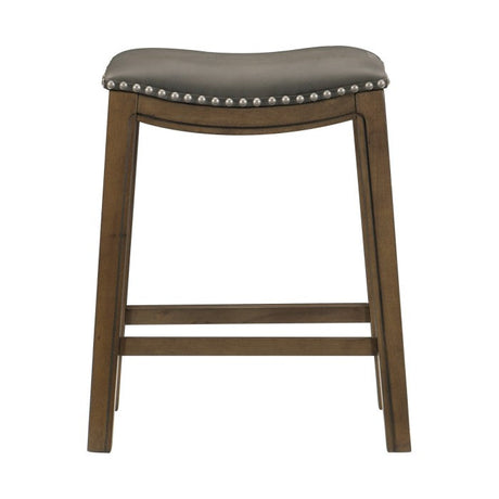 Ordway Gray/Brown Counter Height Stool - Ornate Home