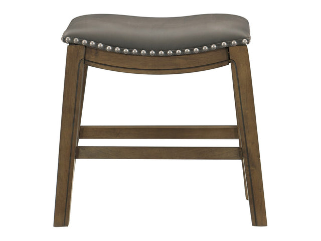 Ordway Gray/Brown Dining Stool - Ornate Home